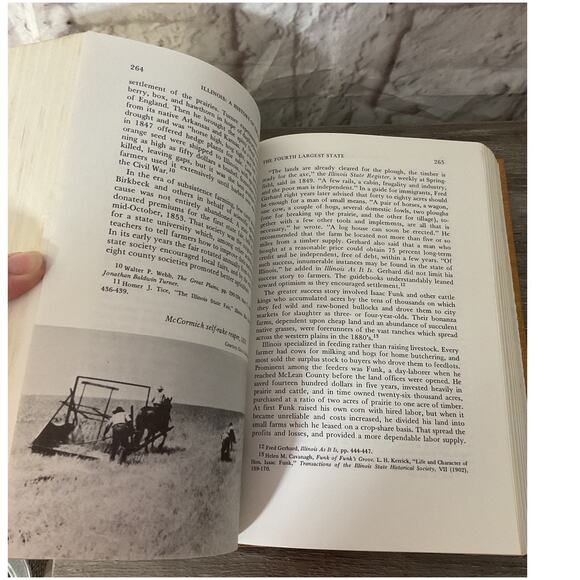 1972 Illinois : A History of the Prairie State Hardcover Robert P. Howard - Picture 6 of 6